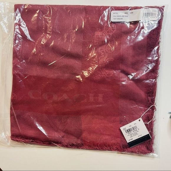 HORSE CARRIAGE PRINT BORDER OVERSIZED SQUARE SCARF - Picture 1 of 2